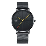 Men Business Quartz Watch Stainless Steel