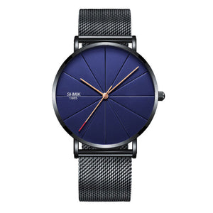 Men Business Quartz Watch Stainless Steel